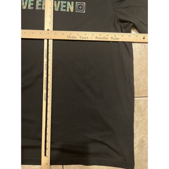 5.11 TACTICAL Shirt Mens XXL Black Camo Logo Reticle Short Sleeve T-SHIRT NEW - Picture 8 of 8